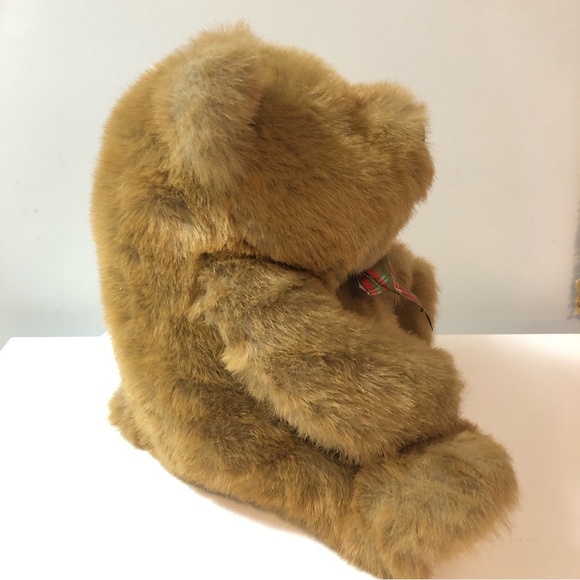 24K Polar Puff Special Effects 5718 Deedee Brown Bear 13" Plush Bow Ear Tag 1989 - Picture 10 of 16